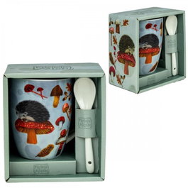 Enesco Taza cerámica con cuchara enesco erizo