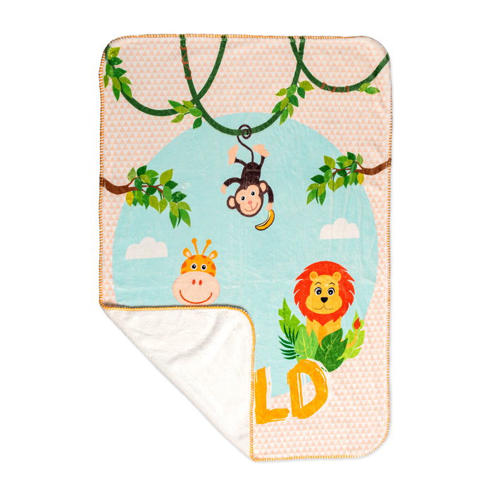 Couverture HappyFriday Mr Fox Wild Multicouleur Microfibre 110 x 140 cm