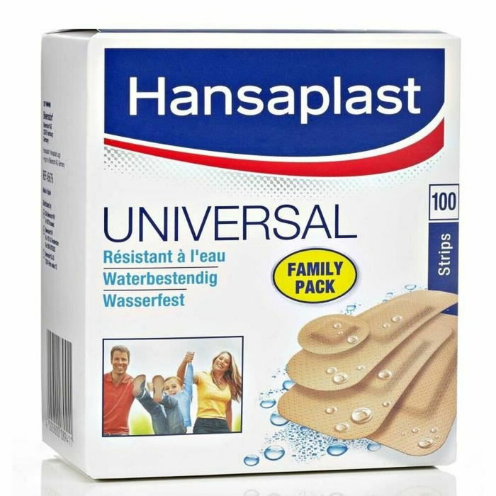 Hansaplast Pansements HP Universal 4 tailles 100 unités
