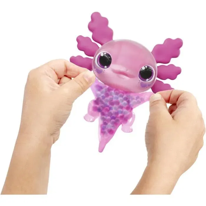 Goliath Animagic - Pack double Axolotl Aquarium à bulles - Jouet de bain interactif éclairé - Rose et Violet - Pour enfants dès 4 ans