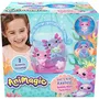 Goliath Animagic - Pack double Axolotl Aquarium à bulles - Jouet de bain interactif éclairé - Rose et Violet - Pour enfants dès 4 ans