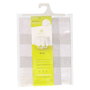 ORYX Nappe ronde en PVC à carreaux beige et gris Ø 140 cm