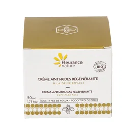 Fleurance Nature Crème Anti-rides Régénérante à la Gelée Royale 50 ml Bio