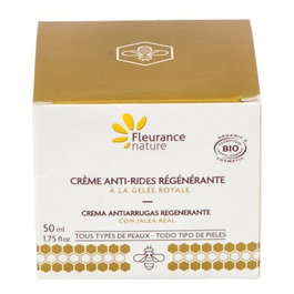 FLEURANCE NATURE Crème Anti-rides Régénérante à la Gelée Royale 50ml BIO