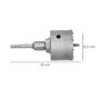WOLFPACK LINEA PROFESIONAL Scie cloche SDS Béton 82 mm