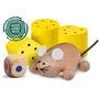 Lisciani Giochi - Jeu Montessori en Bois Maison de Souris, Jeu d'Associations Éducatif pour Enfants à partir de 3 Ans - Stimule Logique et Motricité Fine