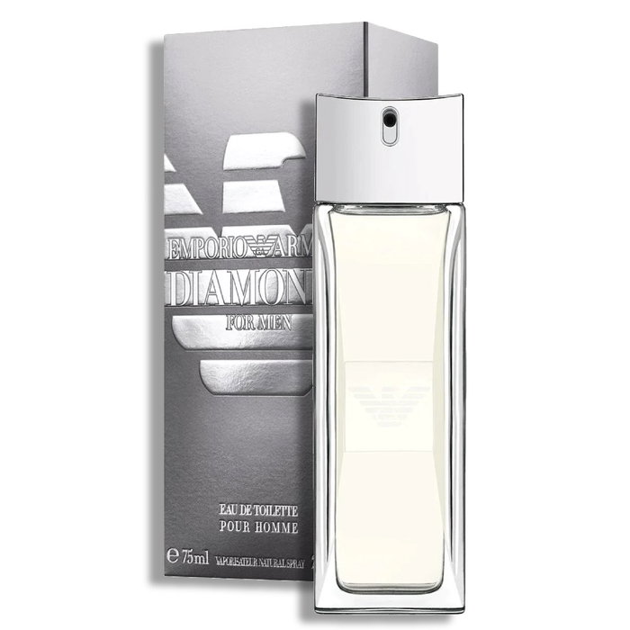 Emporio Armani Diamonds for Men Eau de Toilette Vaporisateur 75 ml - Fragrance Boisée Aromatique Homme Emporio Armani Diamonds for Men Eau de Toilette Vaporisateur 75 ml - Fragrance Boisée Aromatique Homme