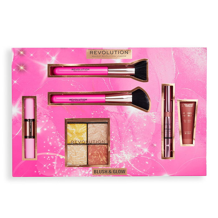 Revolution Make Up Ensemble de Beauté Blush & Glow Coffret 6 Pièces