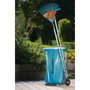 Gardena Chariot de jardin mobile bleu avec armature métallique