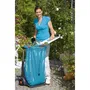 Gardena Chariot de jardin mobile avec armature métallique, hauteur de sac réglable, capacité 70 kg, couleur bleu