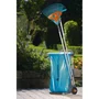 Gardena Chariot de jardin mobile avec armature métallique, hauteur de sac réglable, capacité 70 kg, couleur bleu
