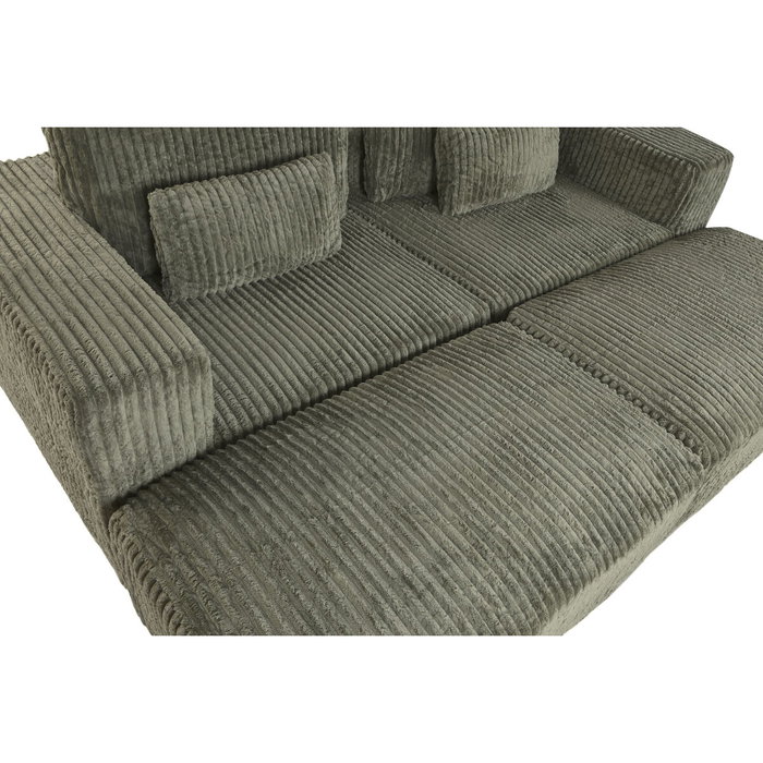 Home ESPRIT Canapé Vert Scandi 220 x 158 x 91 cm