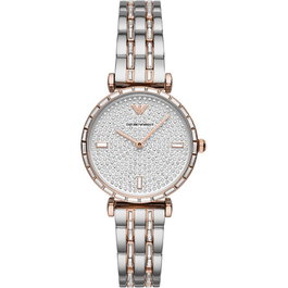 Armani AR11293 Montre Femme Dorée et Argentée