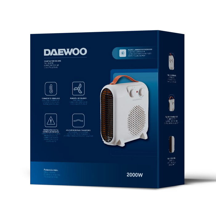 DAEWOO Calefacteur d'air vertical/horizontal 1800-2000W