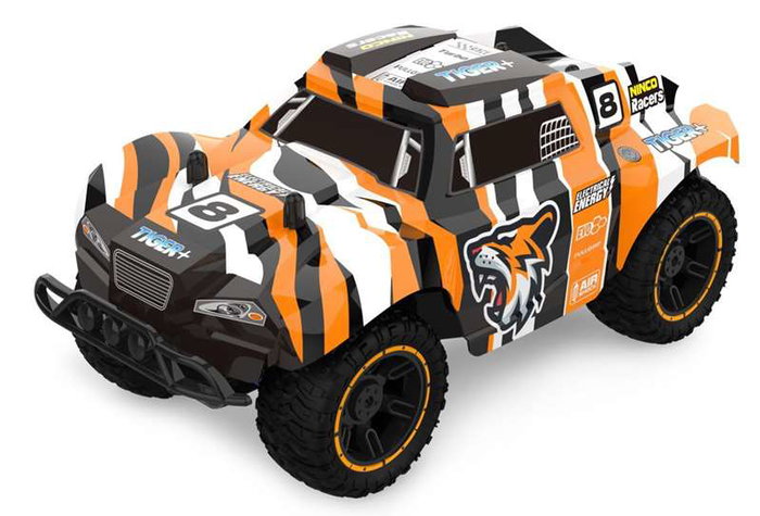 Ninco Voiture radiocommandée Tiger+ avec grande capacité de virage, échelle 1:18, radio 2,4 GHz, à partir de 6 ans