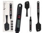 Kinvara Spatule Silicone avec Thermomètre Noir 32x9x2.5 cm (Set de 6)