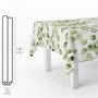 ORYX Nappe en rouleau motif feuilles vertes 140 cm x 20 m