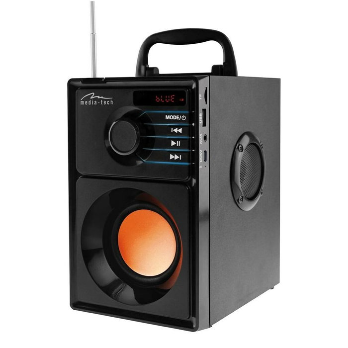 Media Tech BoomBox BT MT3145 V2 Noir 600 W Media Tech BoomBox BT MT3145 V2 Noir 600 W