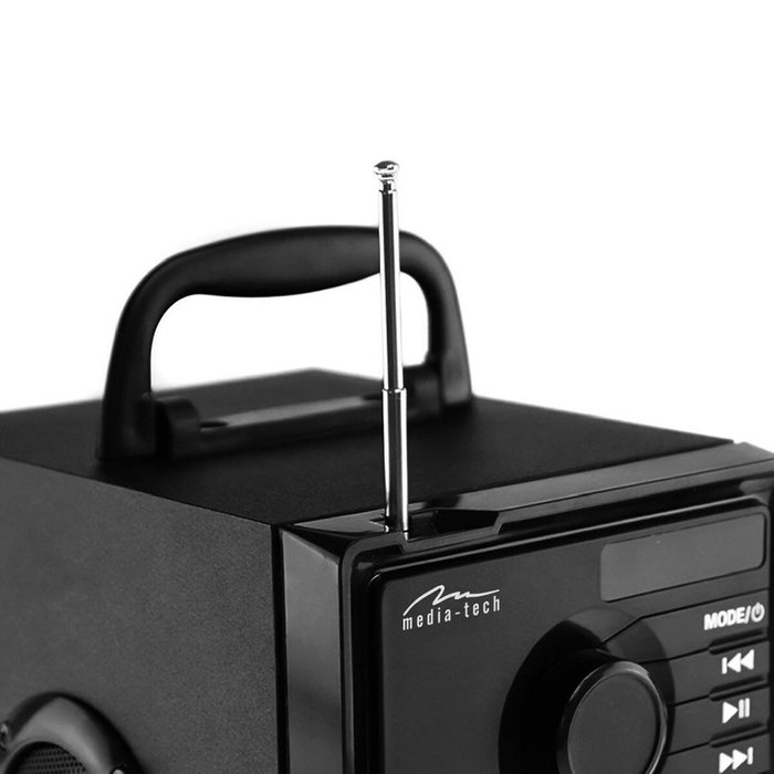 Media Tech BoomBox BT MT3145 V2 Noir 600 W Media Tech BoomBox BT MT3145 V2 Noir 600 W