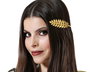 Couronne tête laurier dorée métal femme adulte pour déguisement carnaval romaine grecque pharaon fête historique