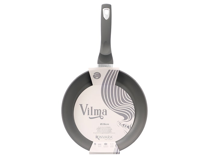 Kinvara Poêle à Induction Forgée 26 cm Gris (Set de 6)