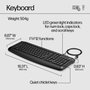 HP Pavillion Keyboard and Mouse 200 - Combo Clavier et Souris USB avec 12 Raccourcis Multimédia, DPI 1600