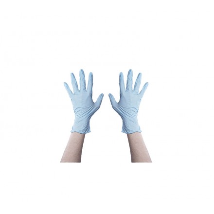 Bifull Gants en nitrile bleu Taille L