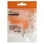 MAURER Patin petit format blanc Ø15 (blister 8 unités)