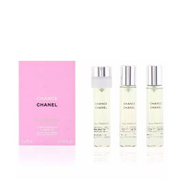 Chanel CHANCE EAU FRAICHE Eau de Toilette Vaporisateur Twist & Spray, 3 Recharges (3 x 20 ml)