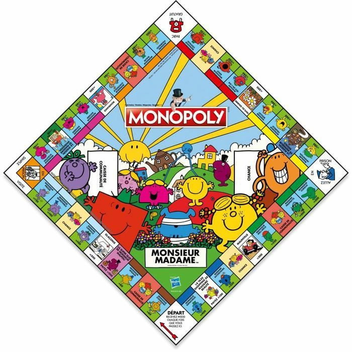 Winning Moves Monopoly Monsieur Madame