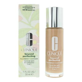 Clinique Beyond Perfecting Fond de Teint et Correcteur 2-en-1, Couverture Complète, Teinte 38 Sésame, 30 ml