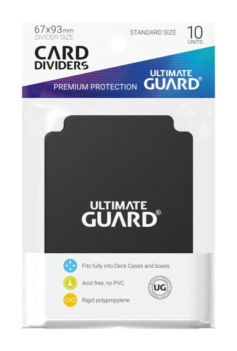 Ultimate Guard Card Dividers Standard Size - Noir (10 pièces) Ultimate Guard Card Dividers Standard Size - Noir (10 pièces)