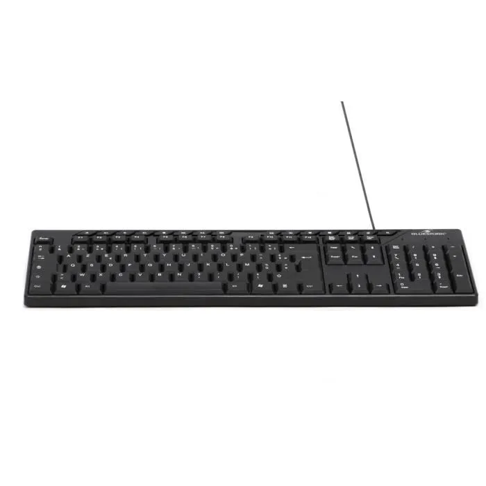 Bluestork Pack Clavier et Souris filaire Media Office Azerty Noir - Compatible Windows - Clavier AZERTY, souris 15 touches 1600 DPI