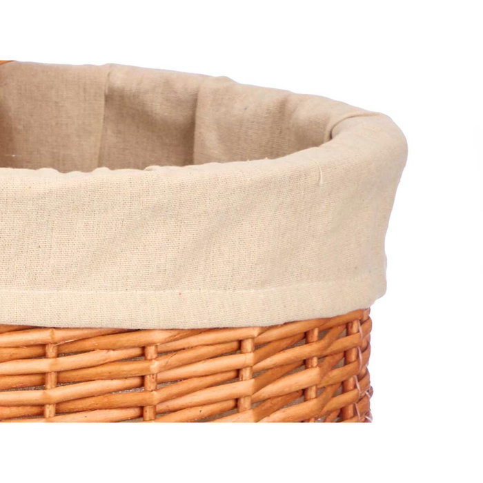 KIPIT Set de 2 paniers de rangement en osier Naturel