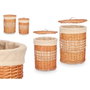 KIPIT Set de 2 paniers de rangement en osier Naturel