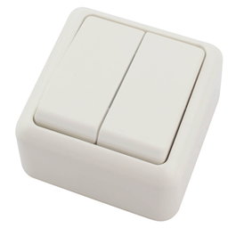 GSC Evolution Double interrupteur de surface LG Alpha Blanco