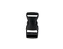 Innspiro Lot de 5 fermetures doubles en plastique noir 25 mm