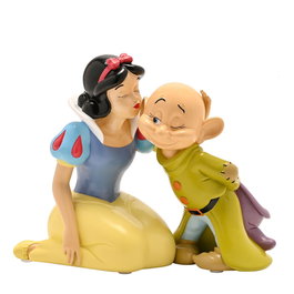 WIDDOP & CO Tirelire Blanche-Neige Disney en résine avec fente pour pièces - Figurine décorative