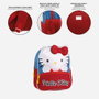 Cerdá Sac à Dos Enfant Hello Kitty 2.5 x 3.0 x 1.0 cm - Bleu - À partir de 3 ans