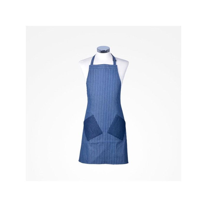Bifull Tablier Noka Navy - Tablier en polyester, Longueur 63-82 cm Bifull Tablier Noka Navy - Tablier en polyester, Longueur 63-82 cm