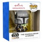 Funko Ornement de Noël Star Wars Le Mandalorien et Grogu en résine