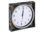 Giftdecor Horloge Ronde Grise 25x4x25 cm Plastique et Verre (Set de 12)