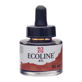 Ecoline Aquarelle Liquide 30 ml Terre de Sienne Brûlée 411