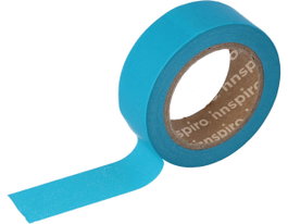 Innspiro Cinta masking tape Washi bleu 15mm x 10m Serie Ultramar