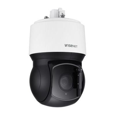 Hanwha Camera de surveillance PTZ PLUS 4K, zoom optique 30x (5-150mm), vision nocturne IR 200m, résistance IP66 IK10 NEMA4X, WDR, suivi d'objets IA