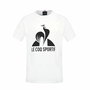 T shirt à manches courtes Enfant Le coq sportif Ess N°1 Enfant New Blanc