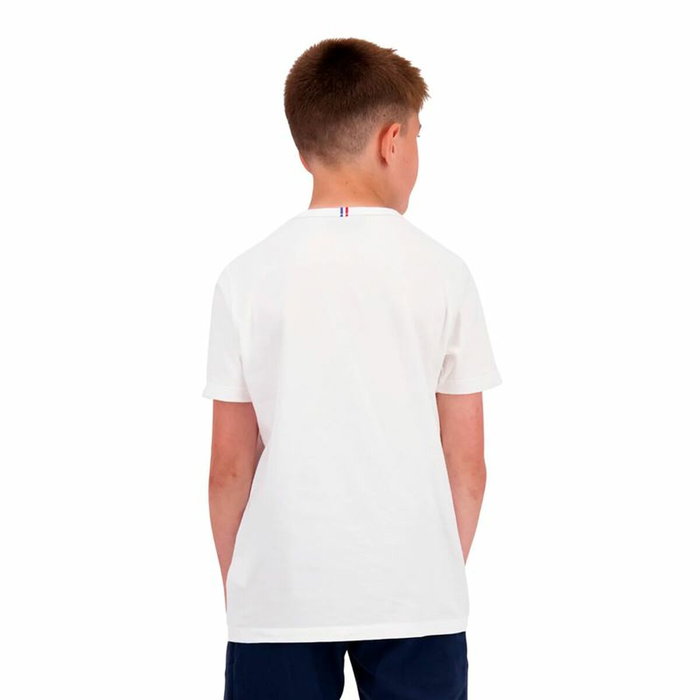 T shirt à manches courtes Enfant Le coq sportif Ess N°1 Enfant New Blanc