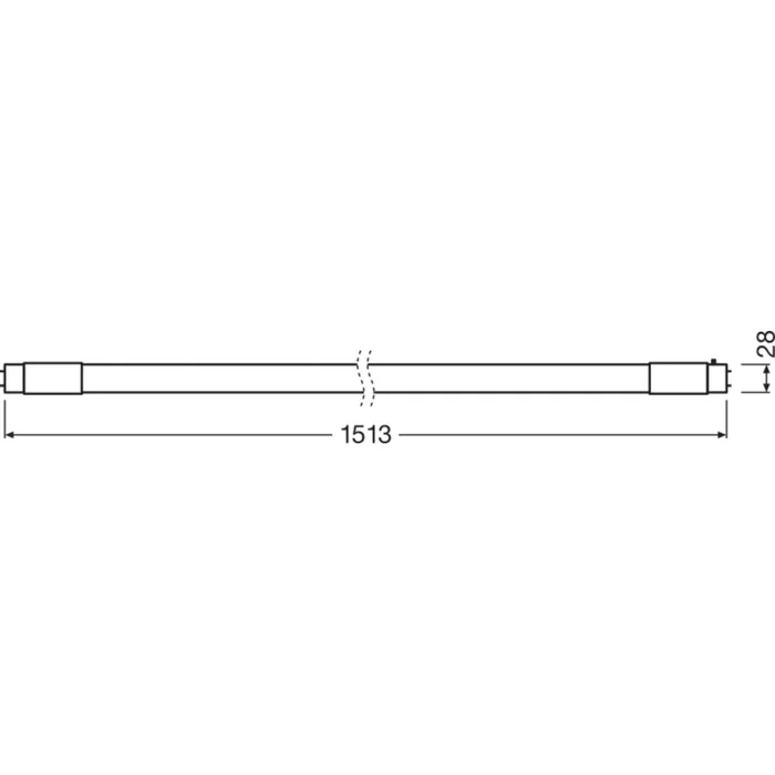 LEDVANCE LVE-4058075824034 Tube LED T8 EM Connected pour capteur Connected, ZigBee 3.0, éclairage industrie et bureau