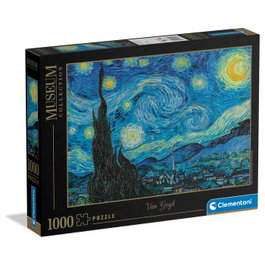 Clementoni - Puzzle La Nuit étoilée (Noche Estrellada) - 500 pièces - Taille 49 x 36 cm