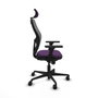 Piqueras y Crespo 3D036N2 Chaise de Bureau avec Appui-tête Violet